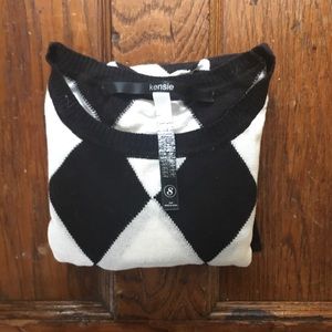 Kenzie Harlequin lightweight sweater